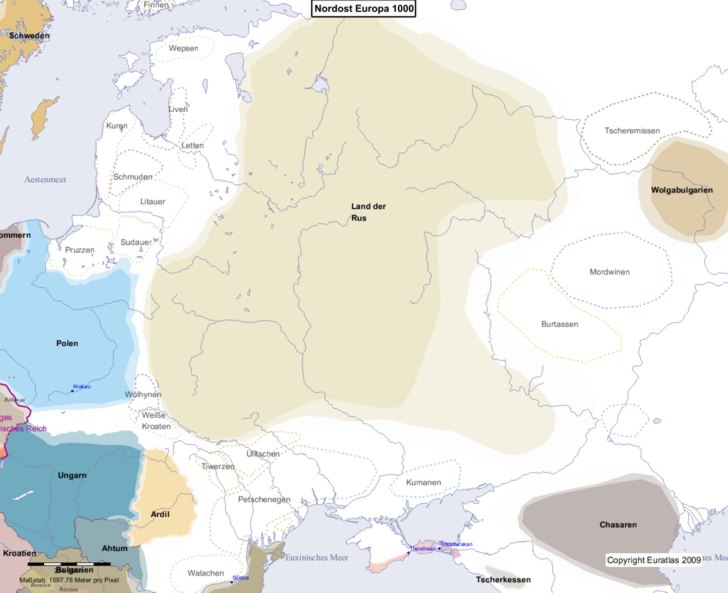 Europa nord�stlicher Teil 1000