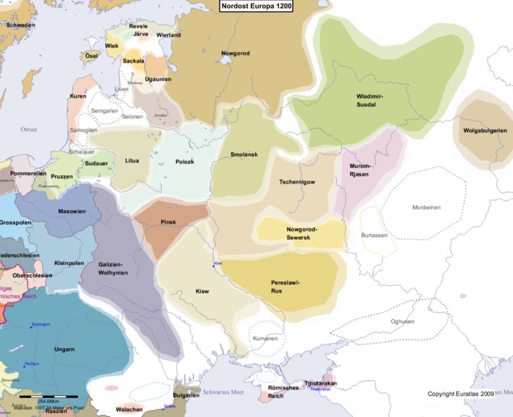 Europa nord�stlicher Teil 1200