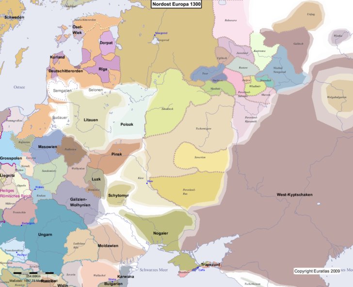 Europa nord�stlicher Teil 1300