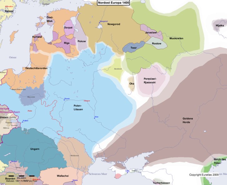 Europa nord�stlicher Teil 1400