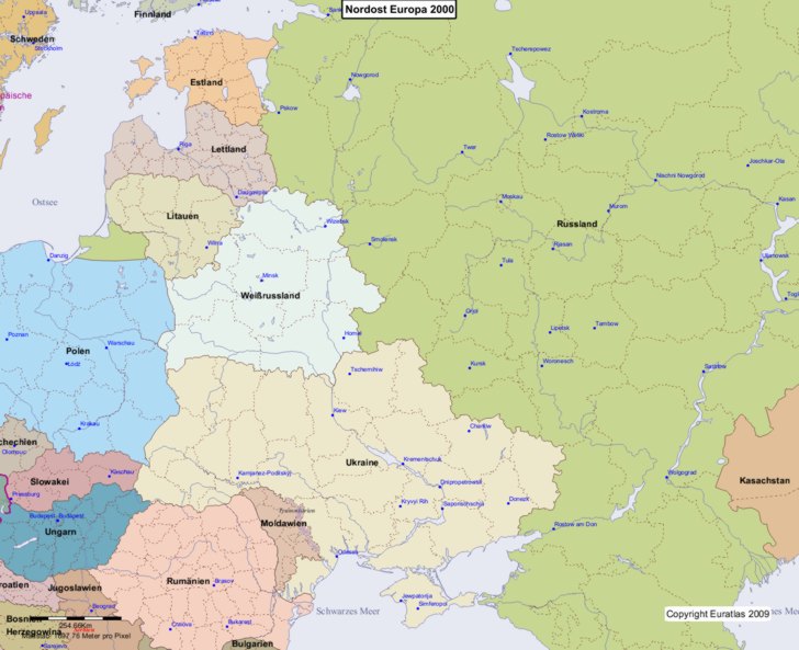 Europa nord�stlicher Teil 2000