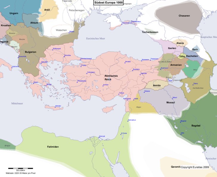 Europa s�d�stlicher Teil 1000