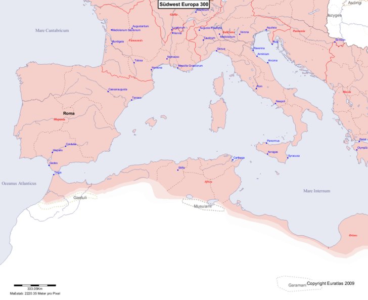 Europa s�dwestlicher Teil 300