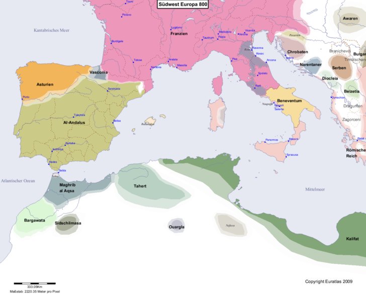 Europa s�dwestlicher Teil 800