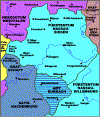 Karte des F�rstentums Nassau-Siegen 1789
