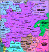 Historische Karte des Herzogtums Westfalen 1789