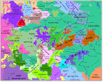 Historische Karte von S�d-Niedersachsen 1789